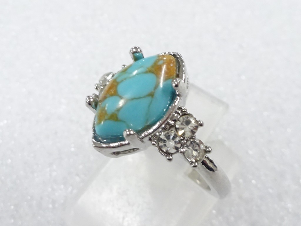 COLORED STONE FASHION RING / JP SIZE 11